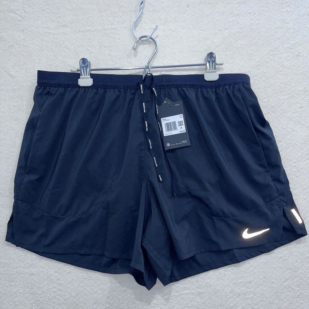 Nike Men’s XXL FLEX Stride BriefLine Running Shorts CJ5453-010 Green Reflective